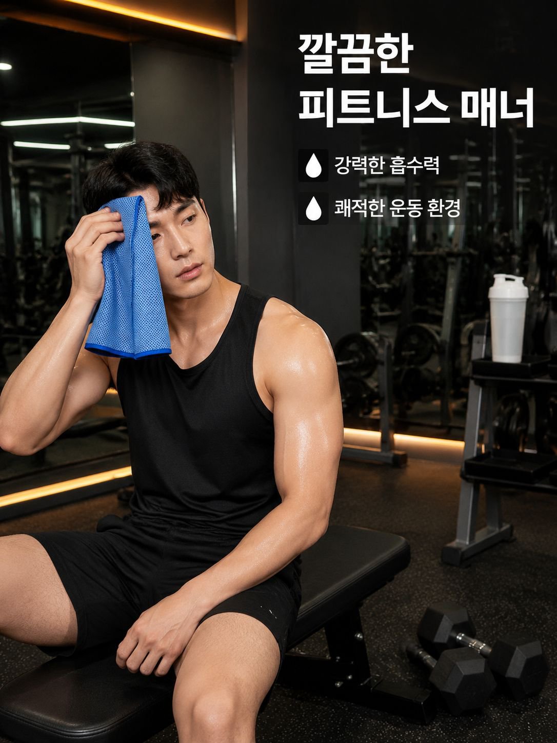 헬스장용 쿨링 타월