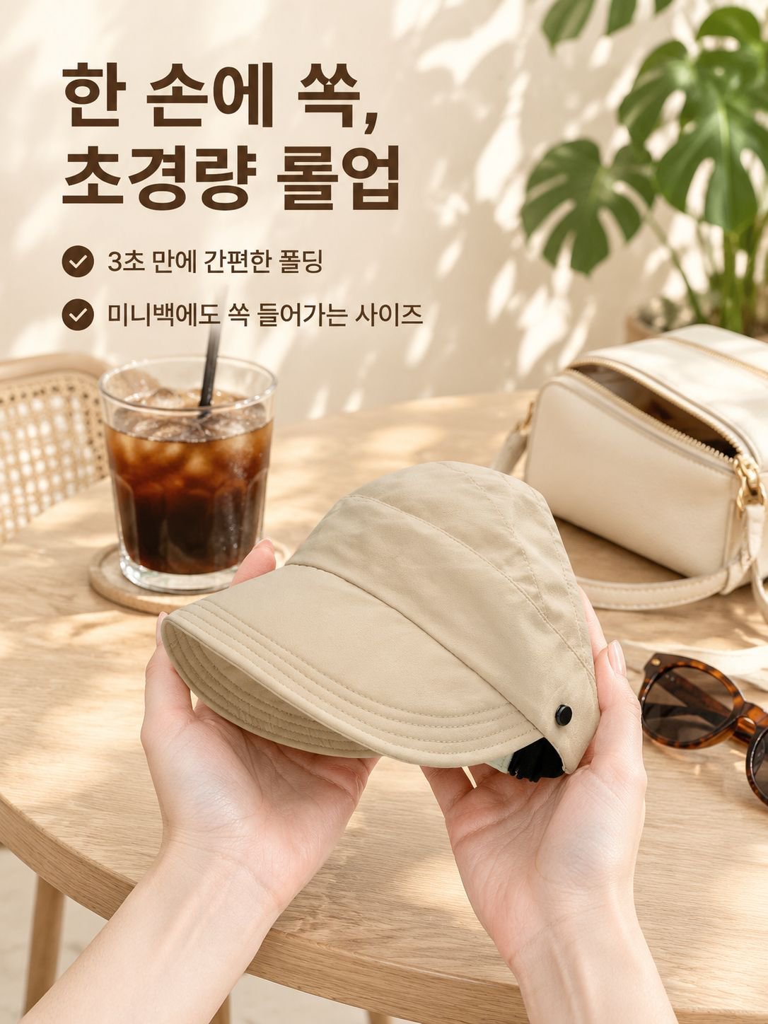 여름 통기성 썬캡 버킷햇