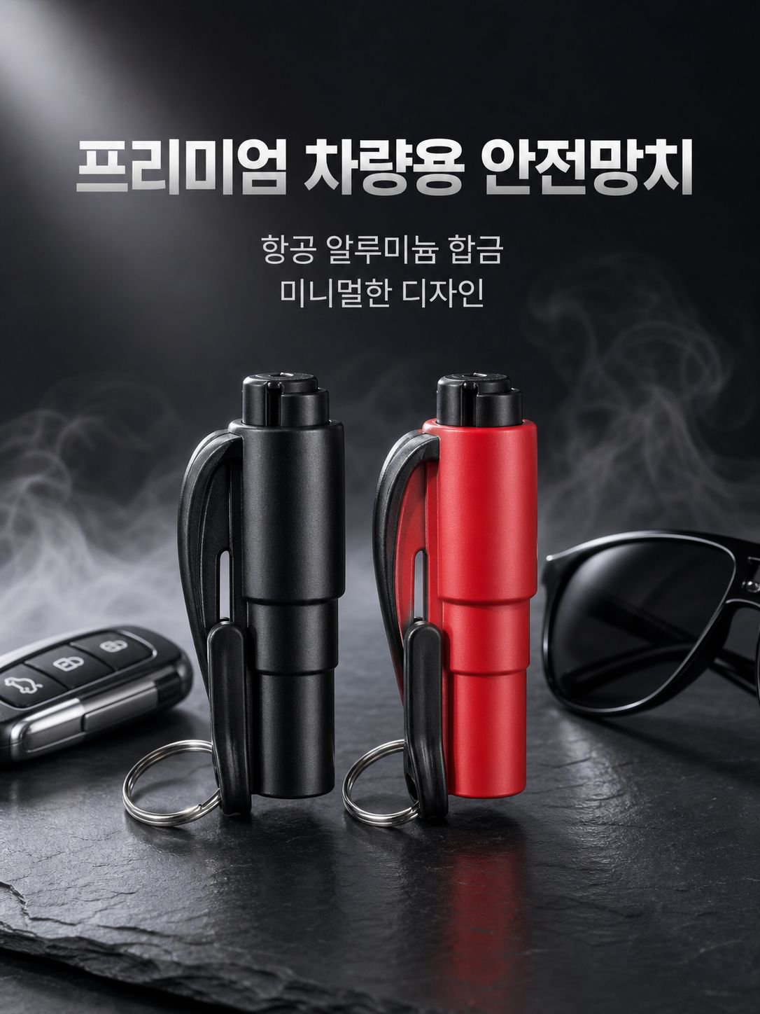 차량 탈출용 비상 망치 안전 해머 벨트 절단기