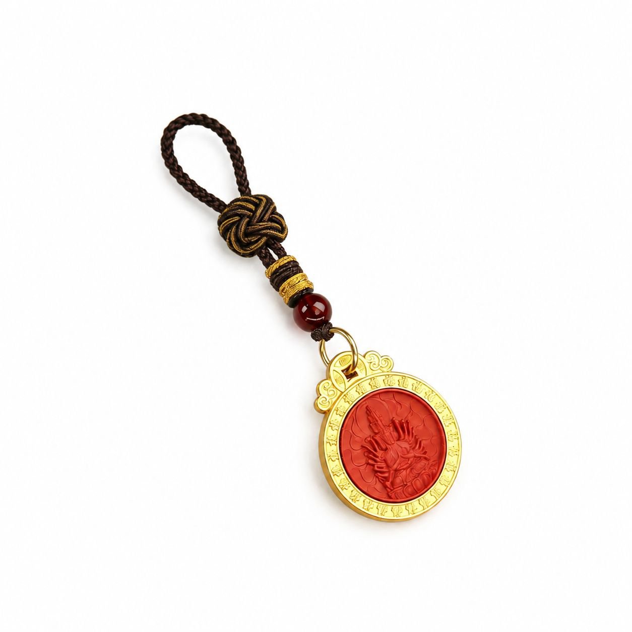 Llavero de Buda del Zodiaco de Moda, Accesorio de Oficina Cultural