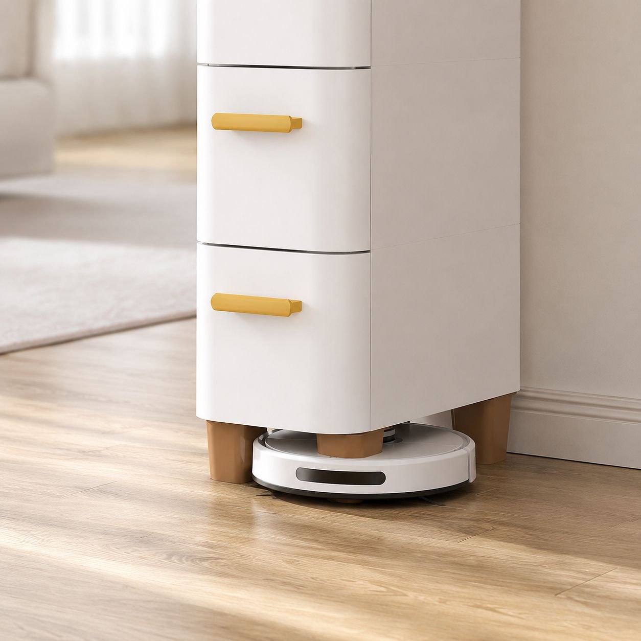 Household Multi-layer Narrow Gap Drawer Organizer Cabinet