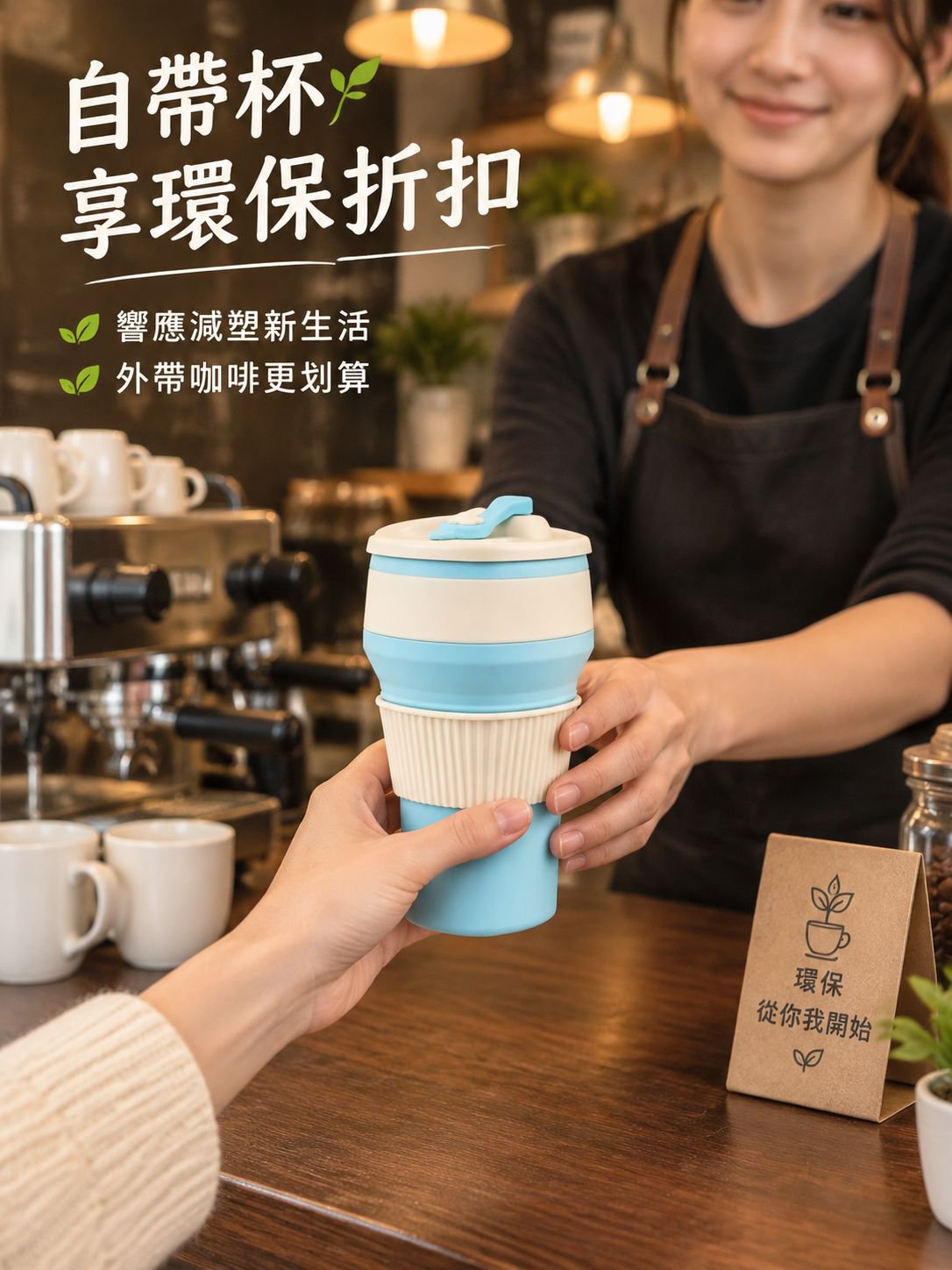 摺疊式矽膠咖啡杯