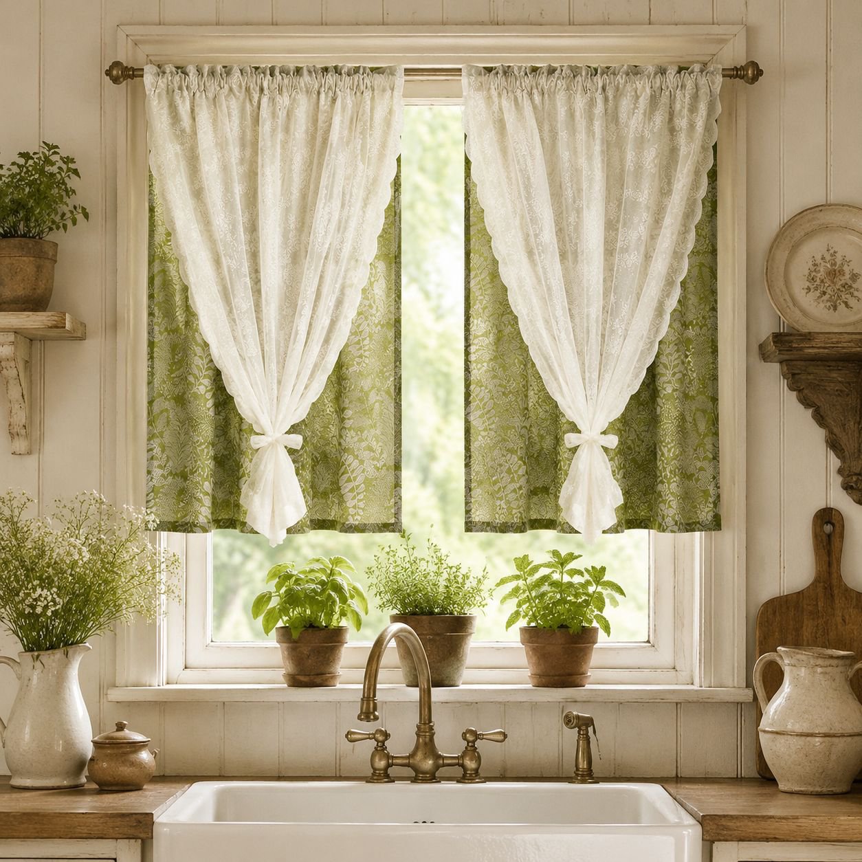 Fashion Curtain Bedroom Curtain Cotton fabric Living room Sound insulation Complex and flexible Kitc