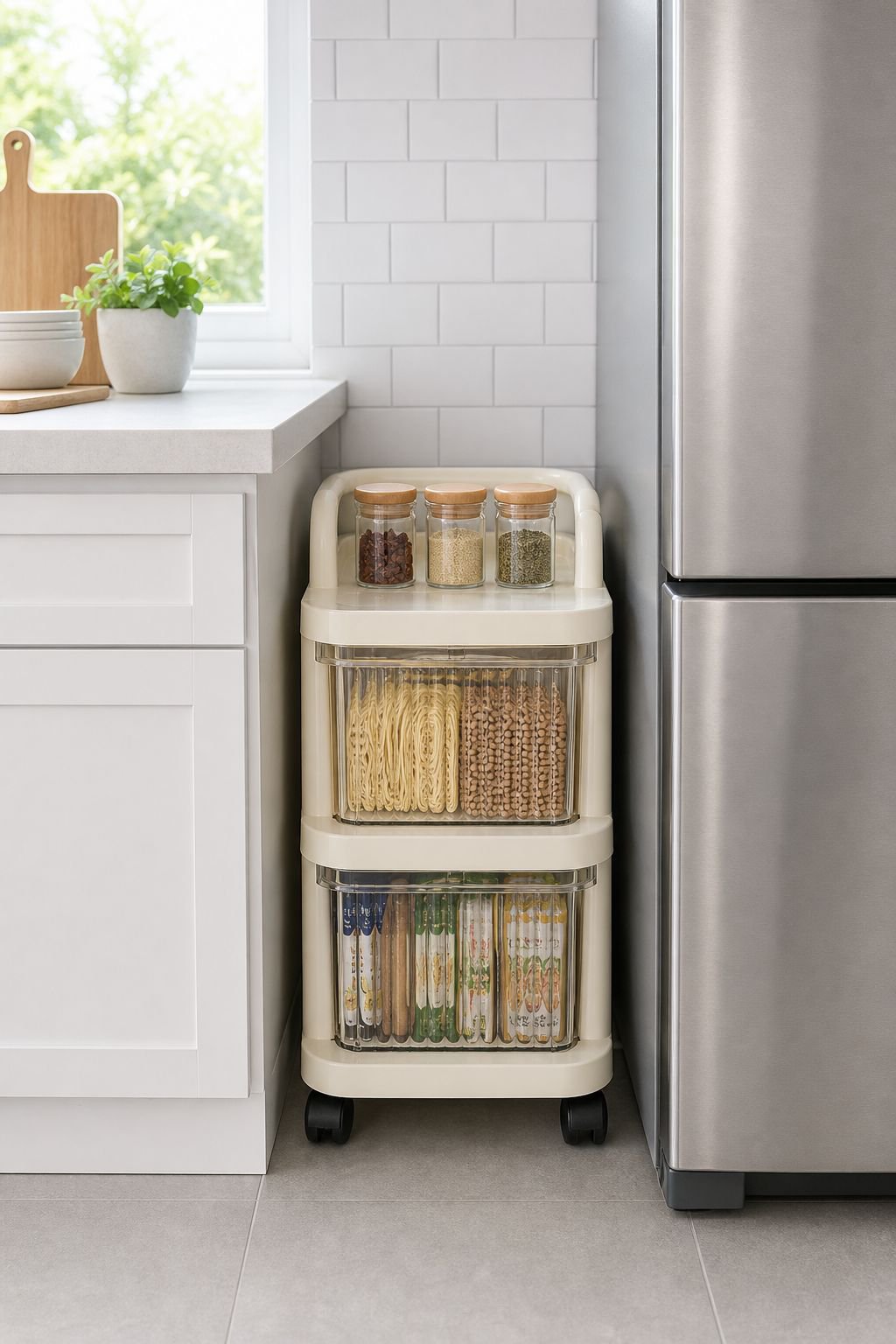 Easy Access Transparent Drawers for Home Organization