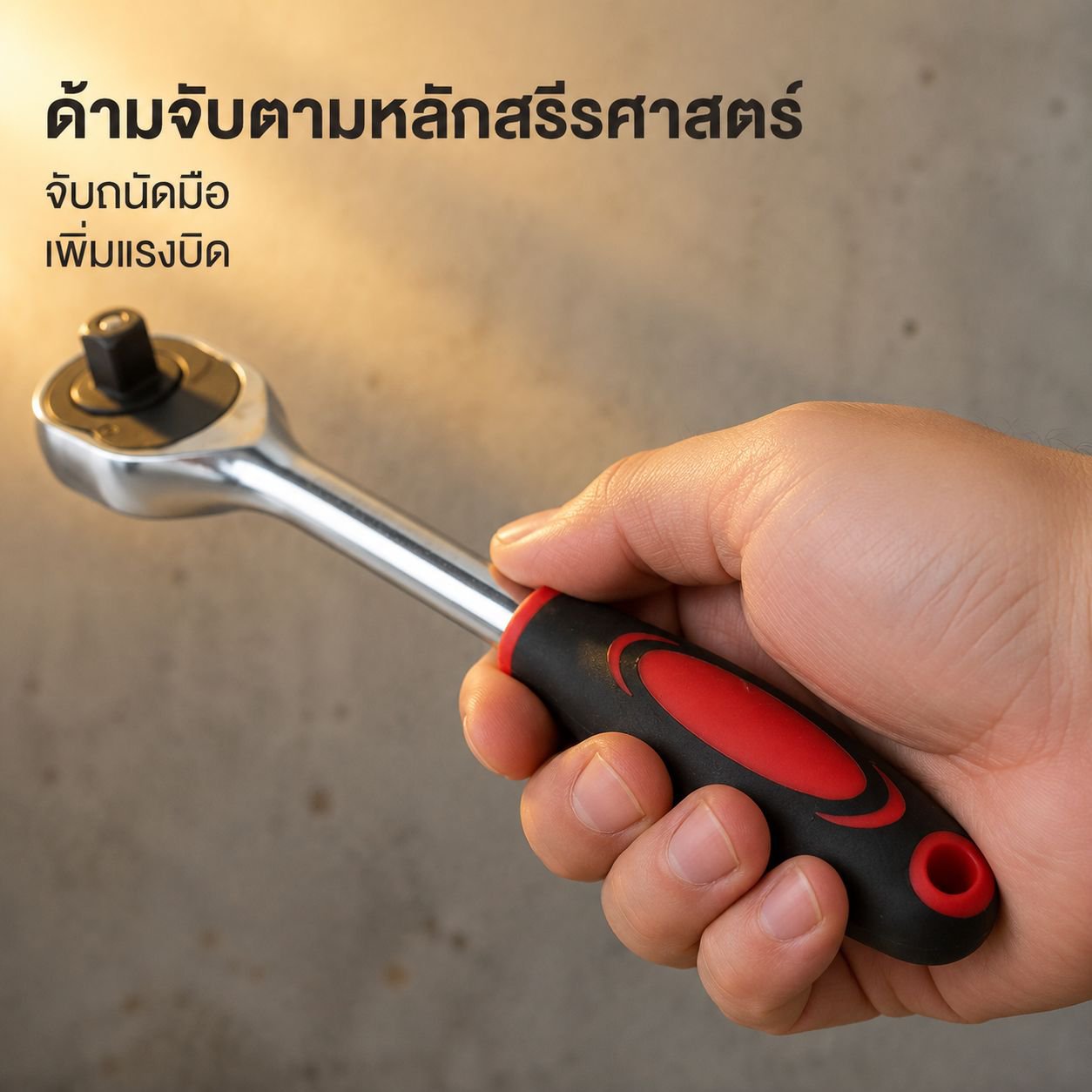 ประแจวงล้อแบบปลดเร็วหัวใหญ่สองสี