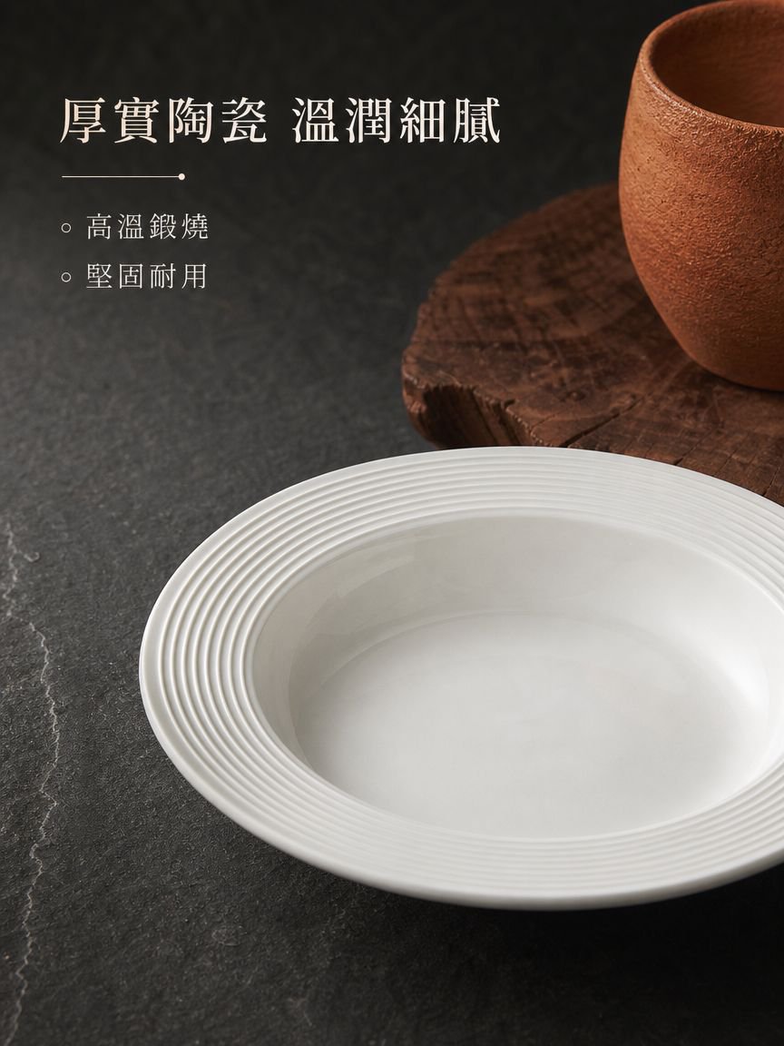 大容量深口陶瓷碗