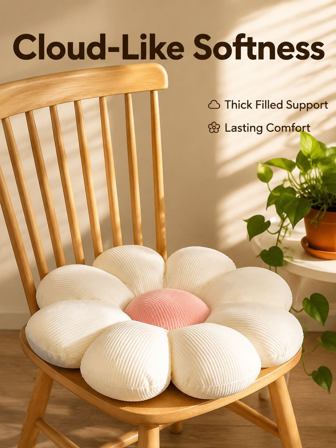 Daisy Flower Cushion