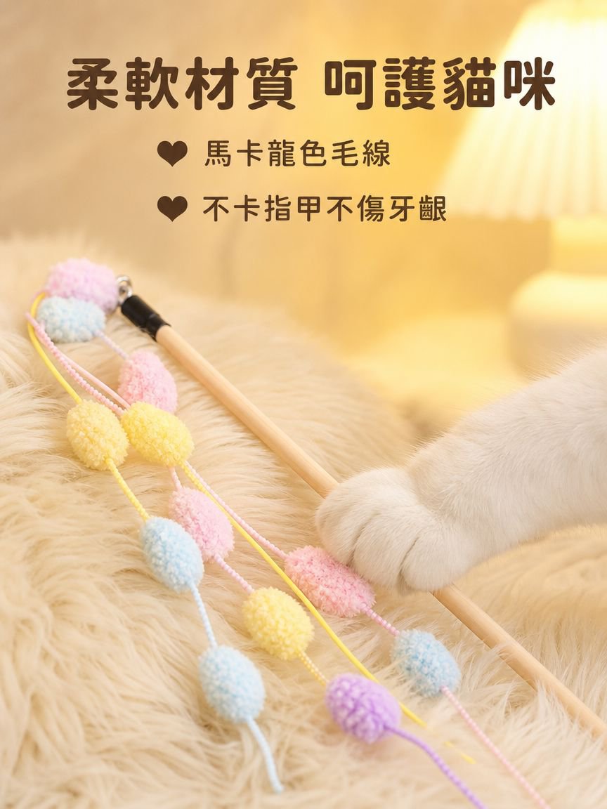 貓咪互動耐用玩具