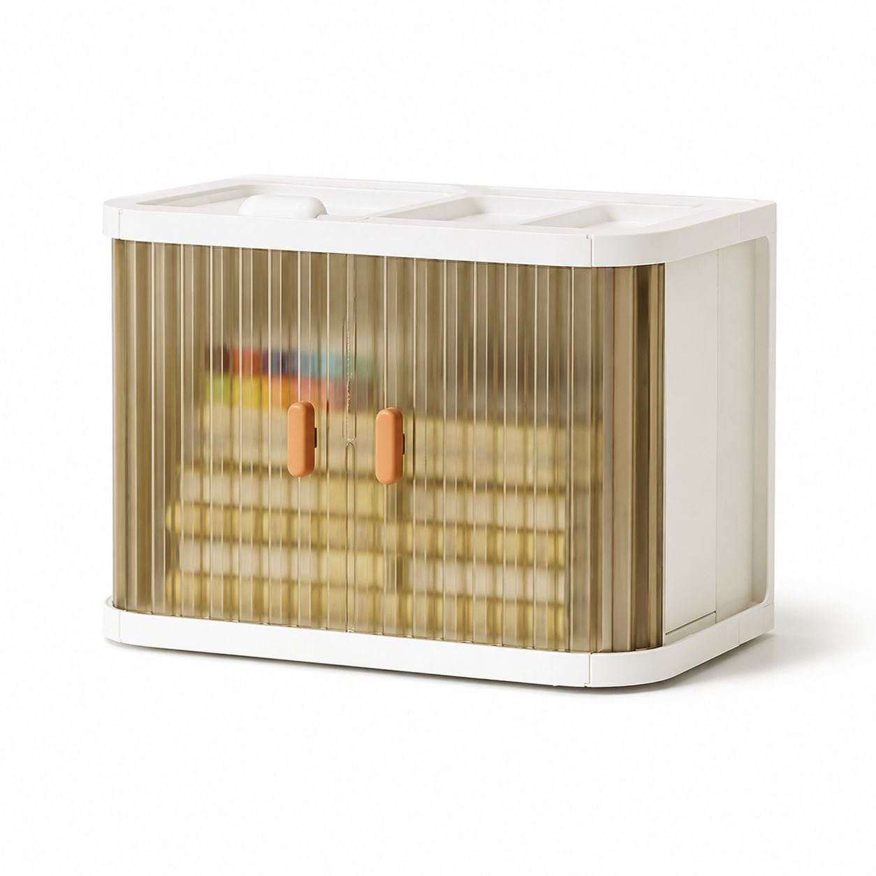 Solid Color Vanity Table Organizer Cabinet for Home
