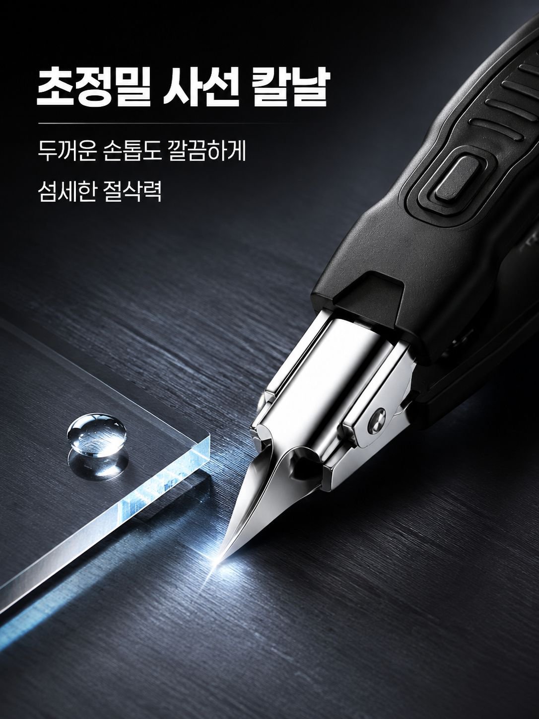 올인원 스테인레스 스틸 손톱깎이 줄칼 발톱손질공구 초날기 롱팁 손톱깍이