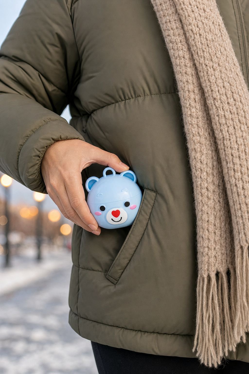 Eco-friendly lint remover for winter wear