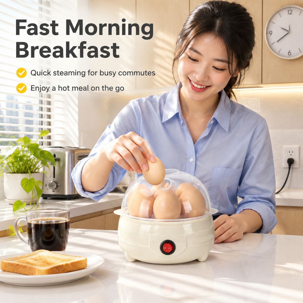 Multifunctional Breakfast Egg Steamer