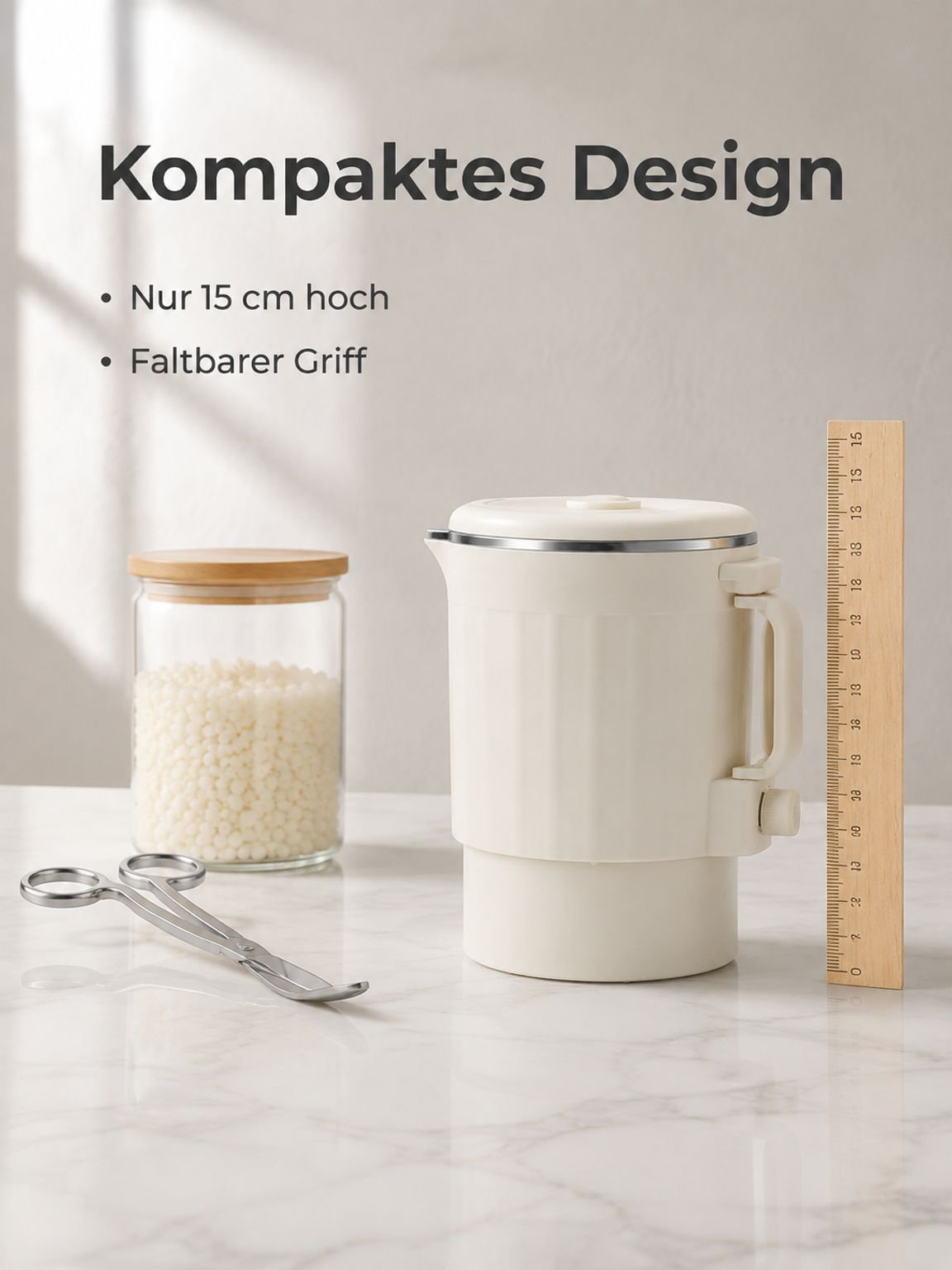 Zubehörteile des Kerzenschmelzofen-Sets