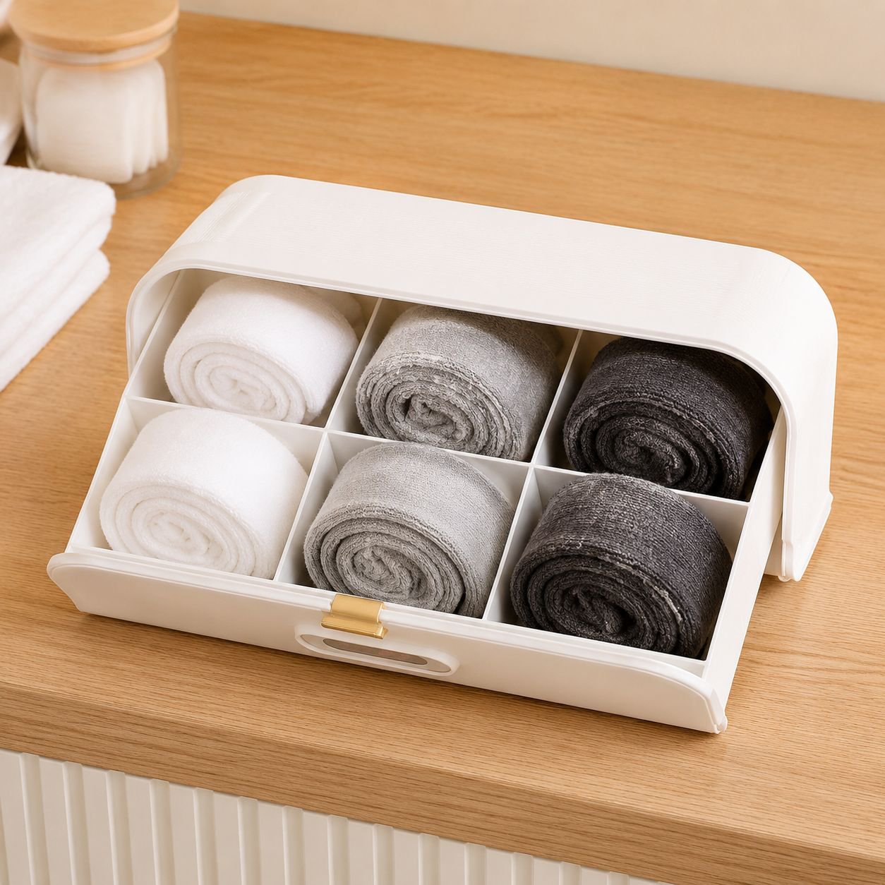 Multi-compartment Drawer Underwear Storage Box