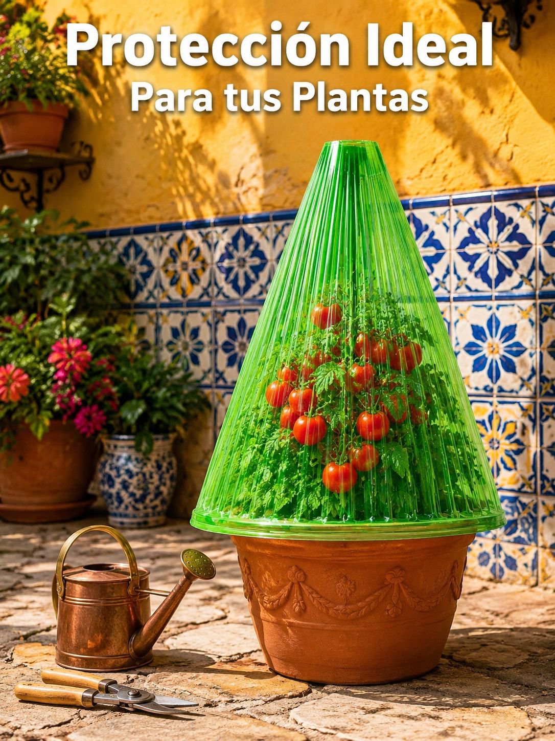 Protector de crecimiento para plantas, funda para guardarropa de jardín, reutilizable y desmontable
