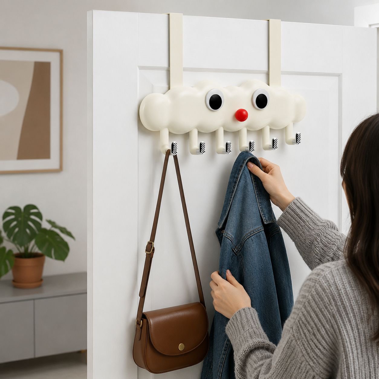 Multi-Functional Heavy Duty Over-the-Door Hook