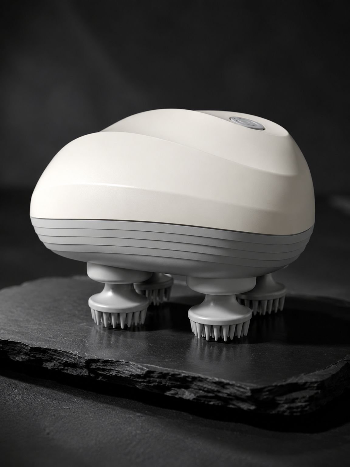 Mini masajeador de cabeza inteligente, masajeador eléctrico impermeable, fisioterapia, amasado, arte