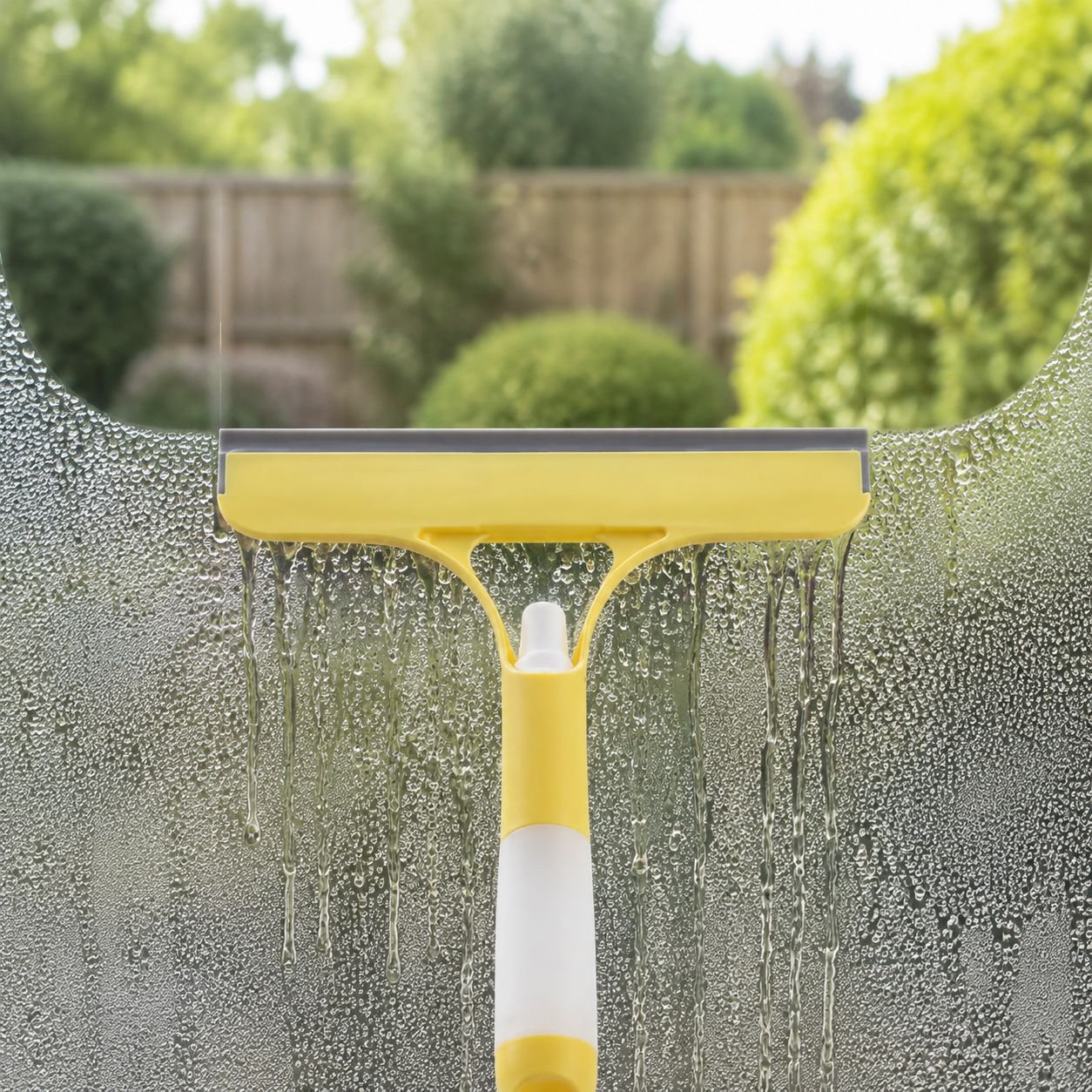 Multifunctional glass cleaner with integrated spray for household use