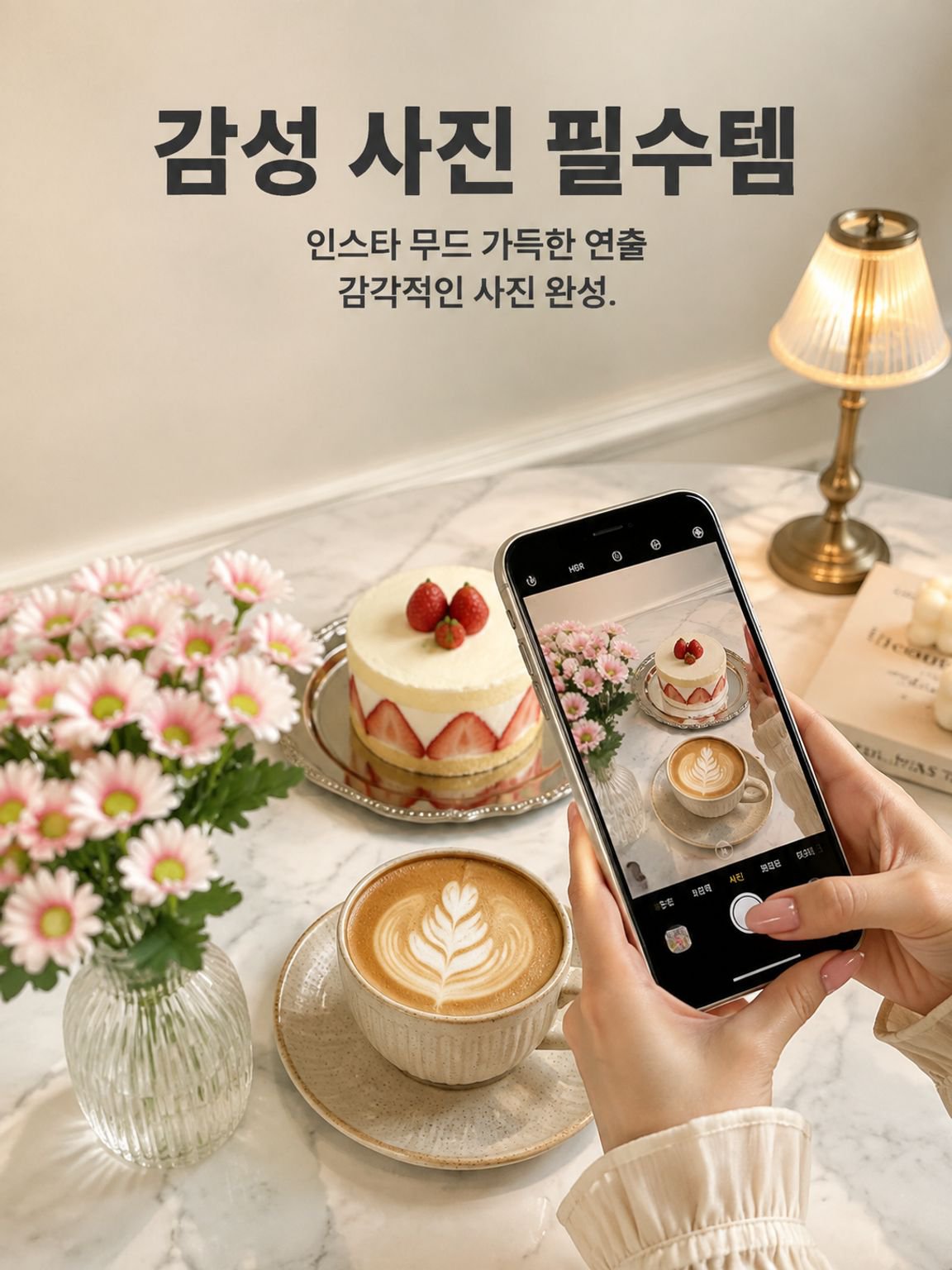 인조 꽃다발 작은 국화