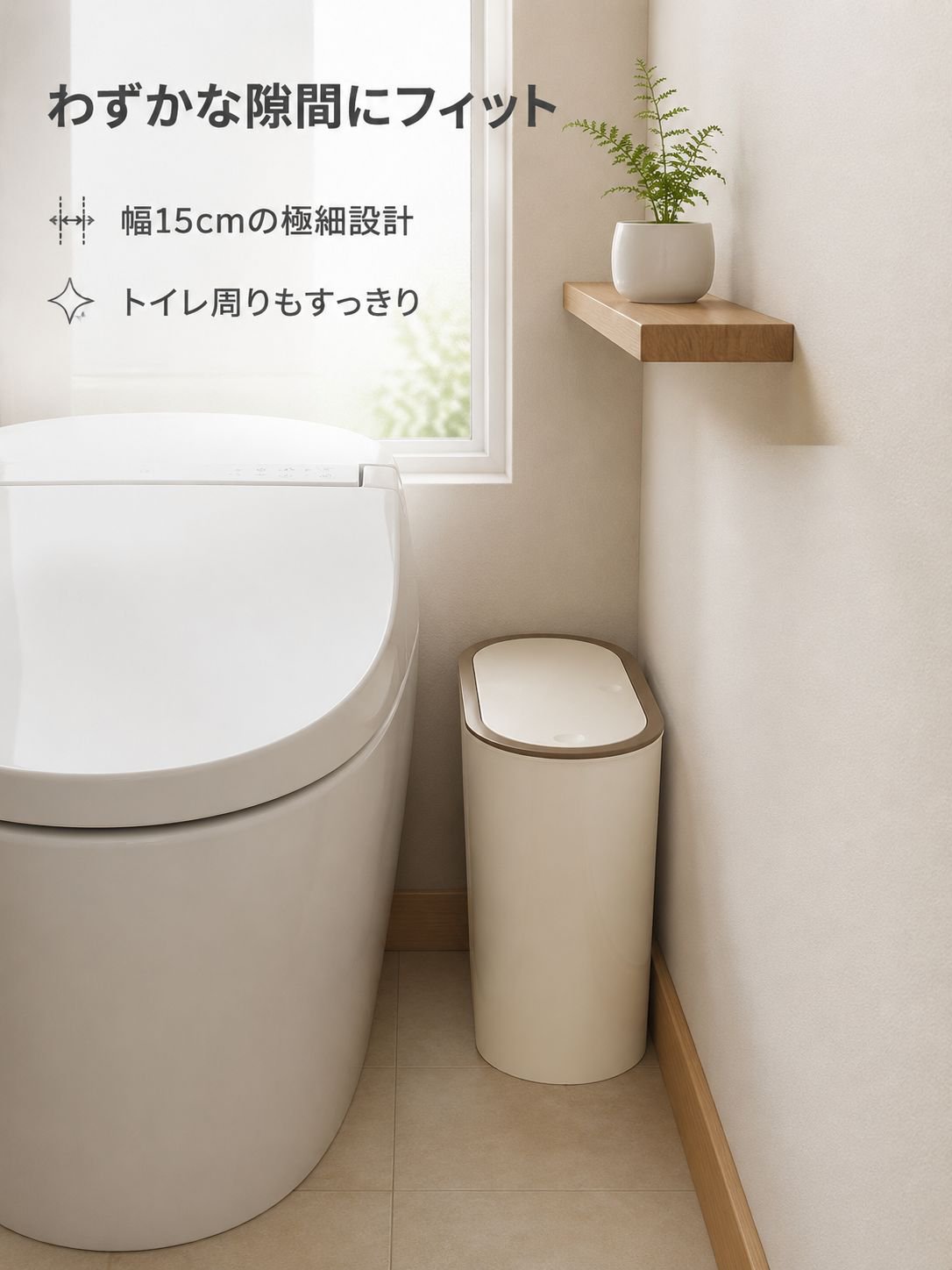 大容量プッシュボタン式家庭用ゴミ箱