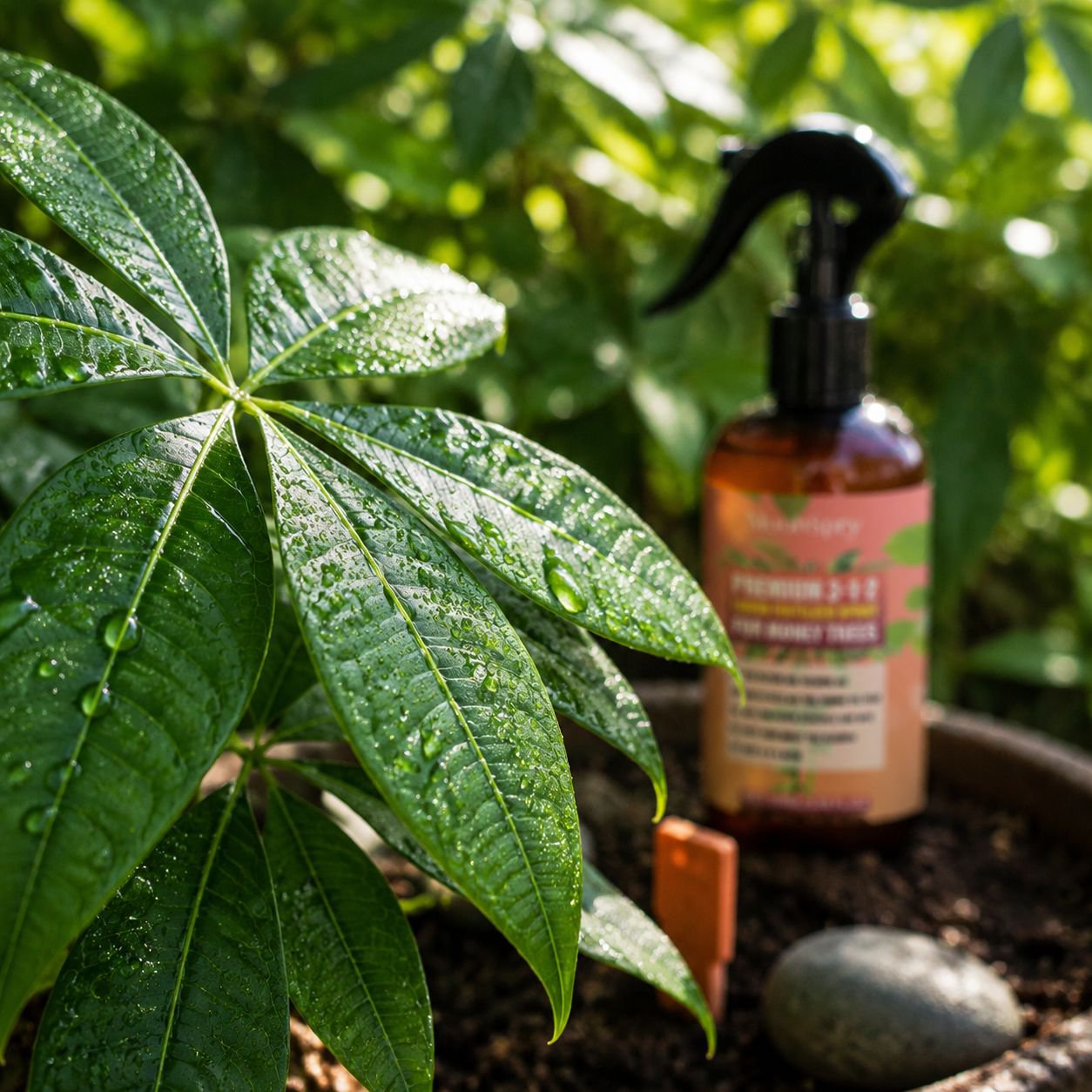 Potted green leafy flowers liquid fertilizer spray nutrient supplement rooting flower fertilizer