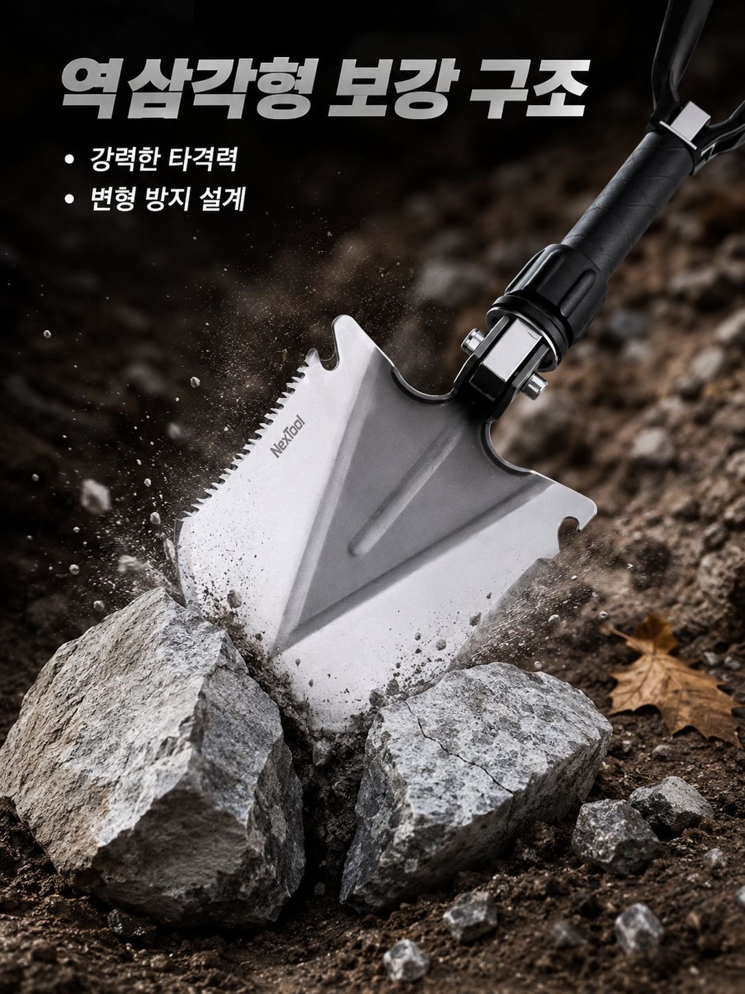 캠핑용 접이식 삽, 휴대용 괭이