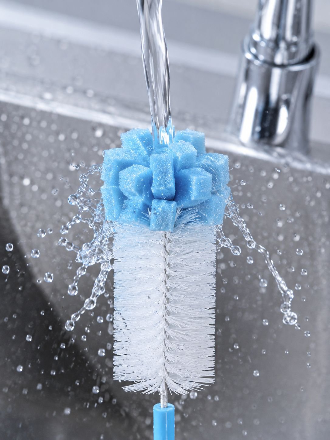 Durable bristles of bottle cleaning brush