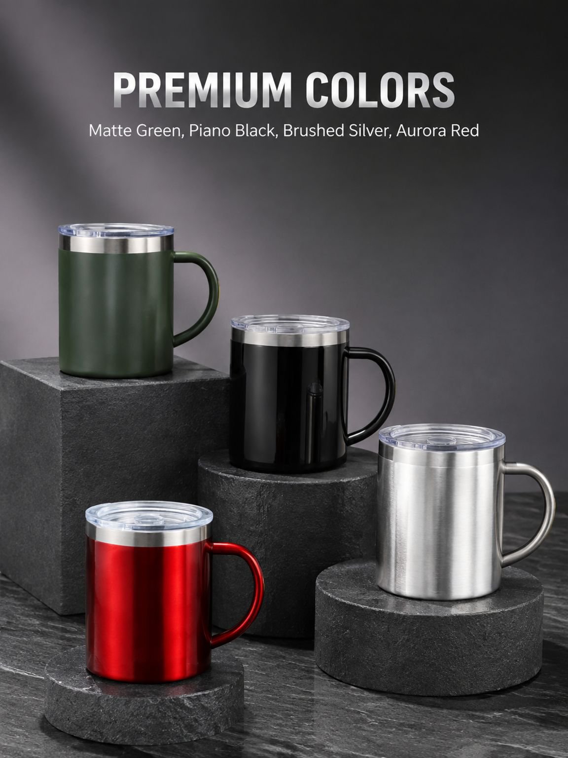 304 Stainless Steel Double-Layer Insulated Water Bottle