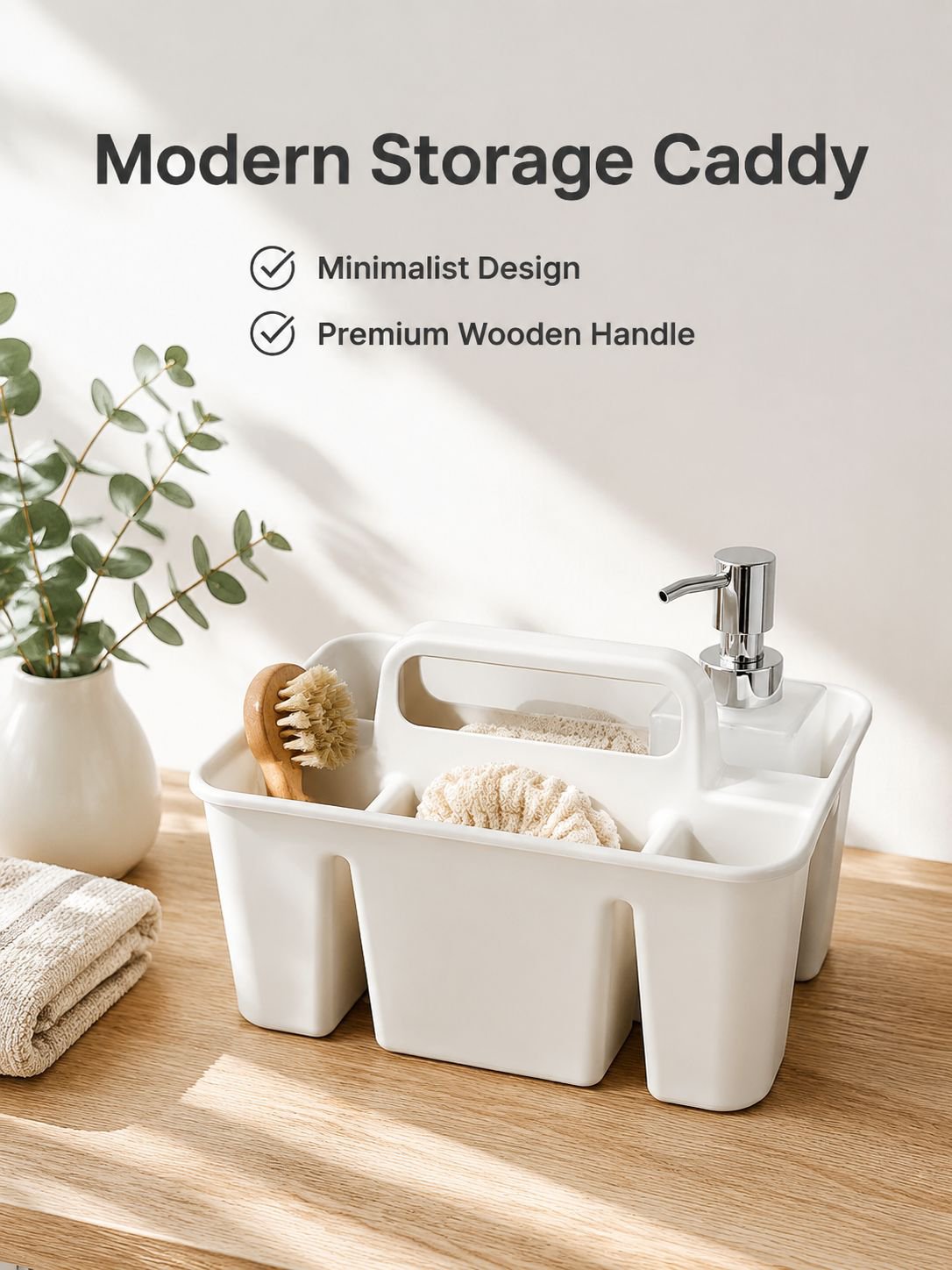 Portable cleaning storage basket, household divider, sundrying basket, desktop storage bin, desktop 