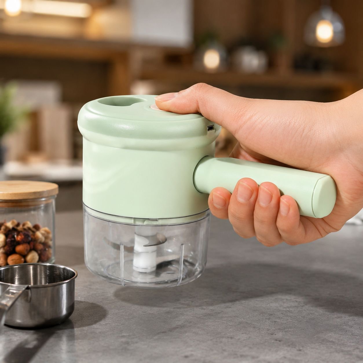 Multifunctional Electric Chopper Kitchen Set full product view
