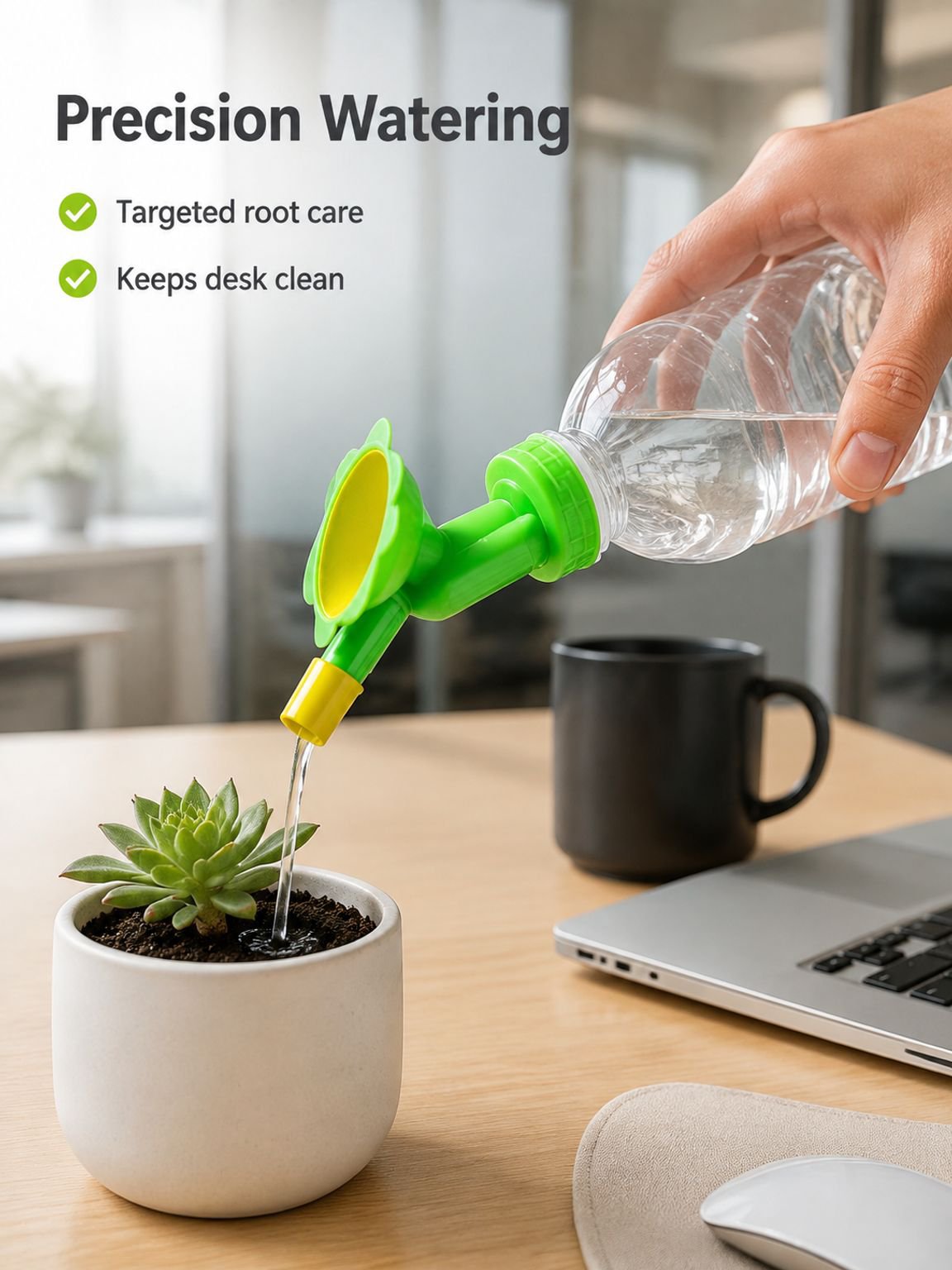 Dual Outlet Spray Bottle Shower Head