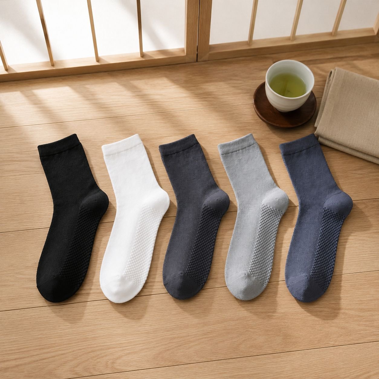 夏用ミッドカーフソックス