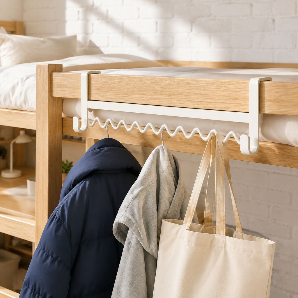 Wavy Dormitory Clothes Storage Hook
