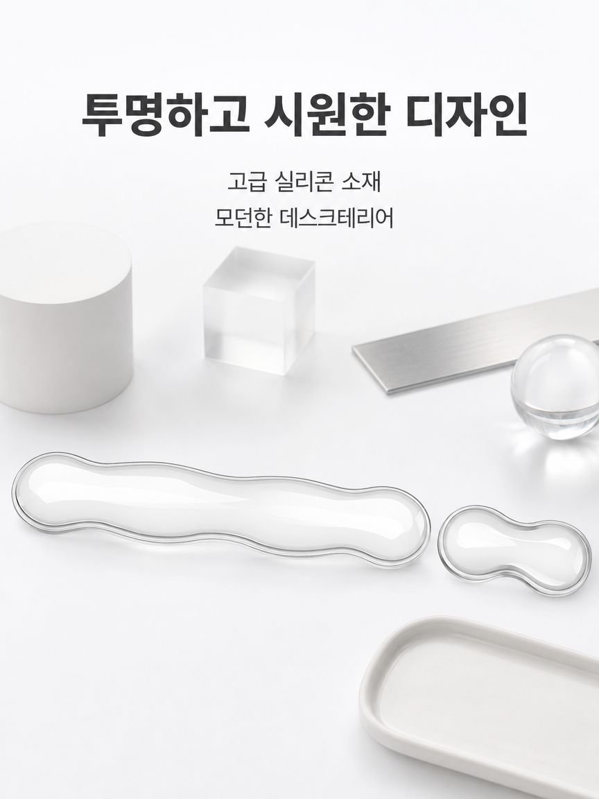 사무용 마우스 손잡이 실리콘 쿨링 손잡이 투명 쿨링 마우스 손잡이 손잡이 손잡이 사무용품
