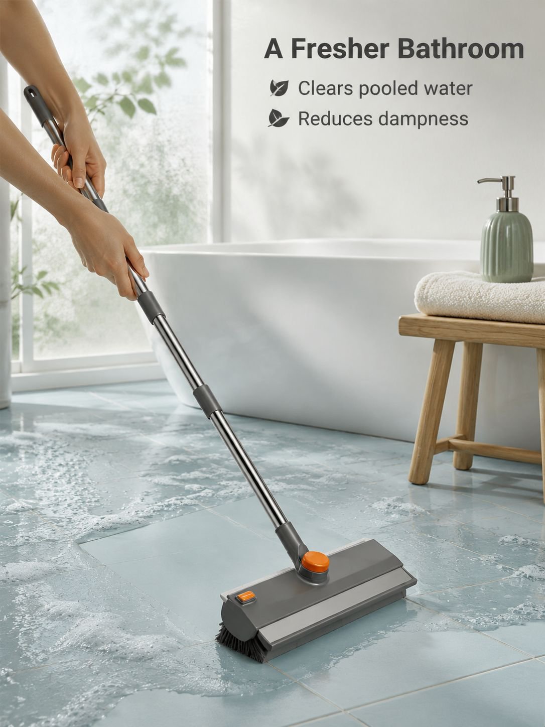 Multi-purpose floor gap brush for household use
