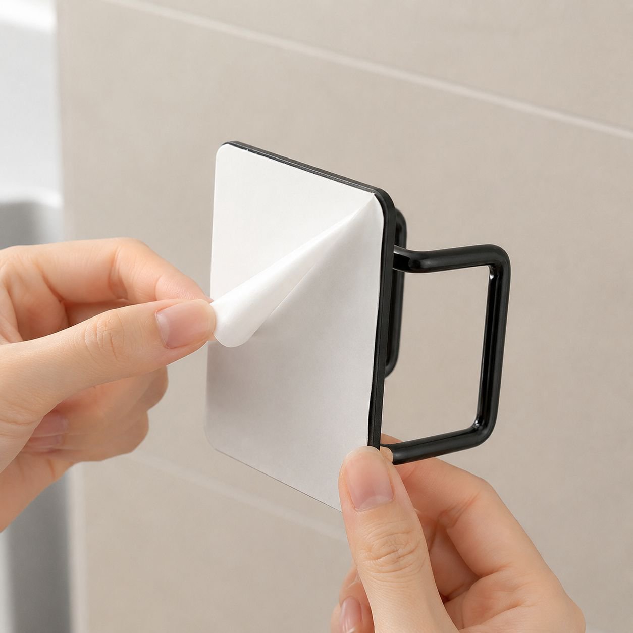 Porte-brosse à dents sans perçage avec gobelet