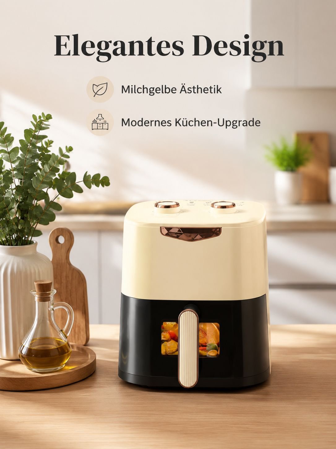 Große elektrische Fritteuse mit Mehrfachfunktion