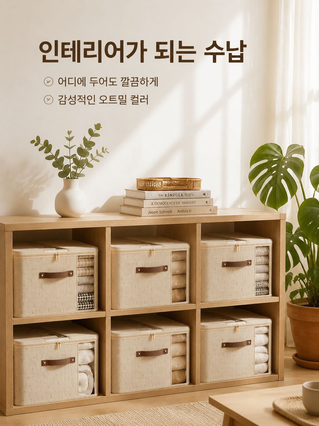 패브릭 수납 상자