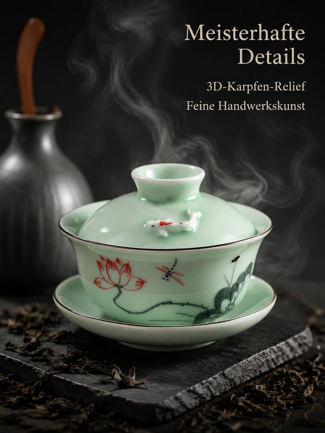 Handgefertigte Celadon Teeschale