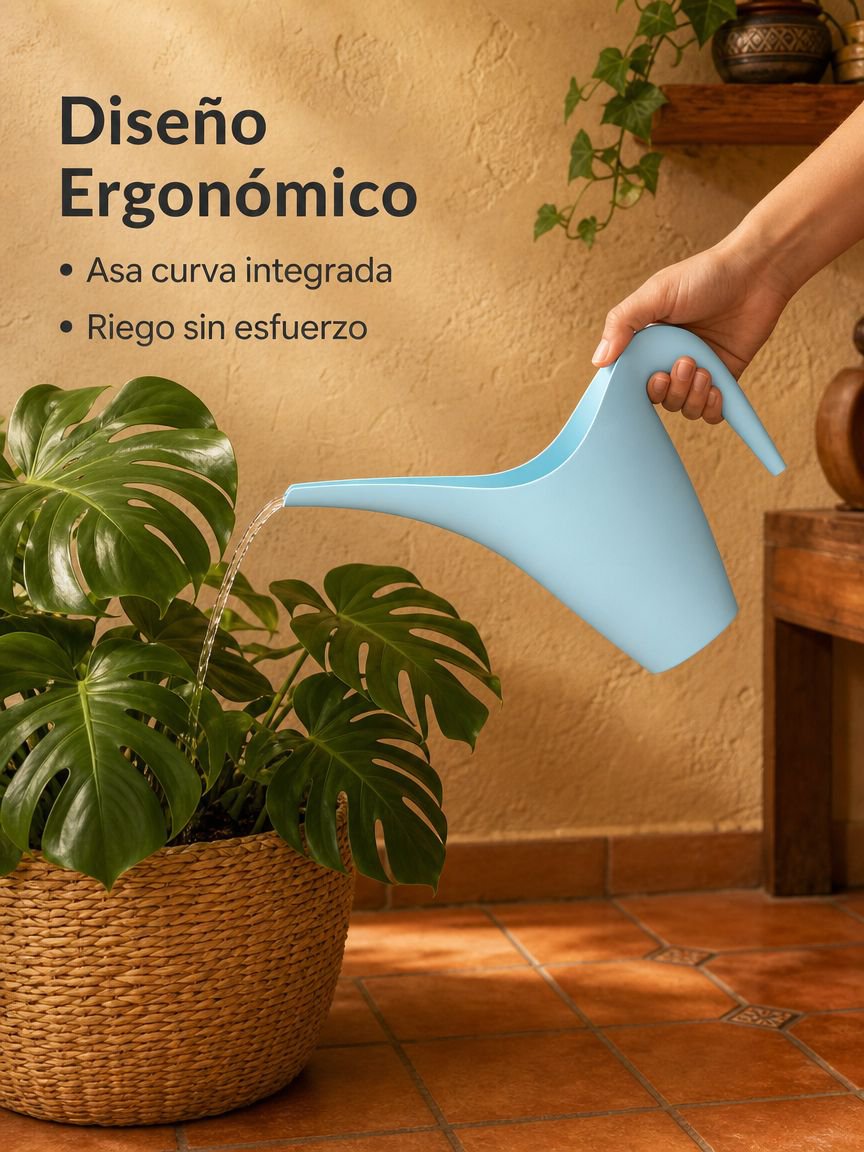 Regador de agua de boca larga