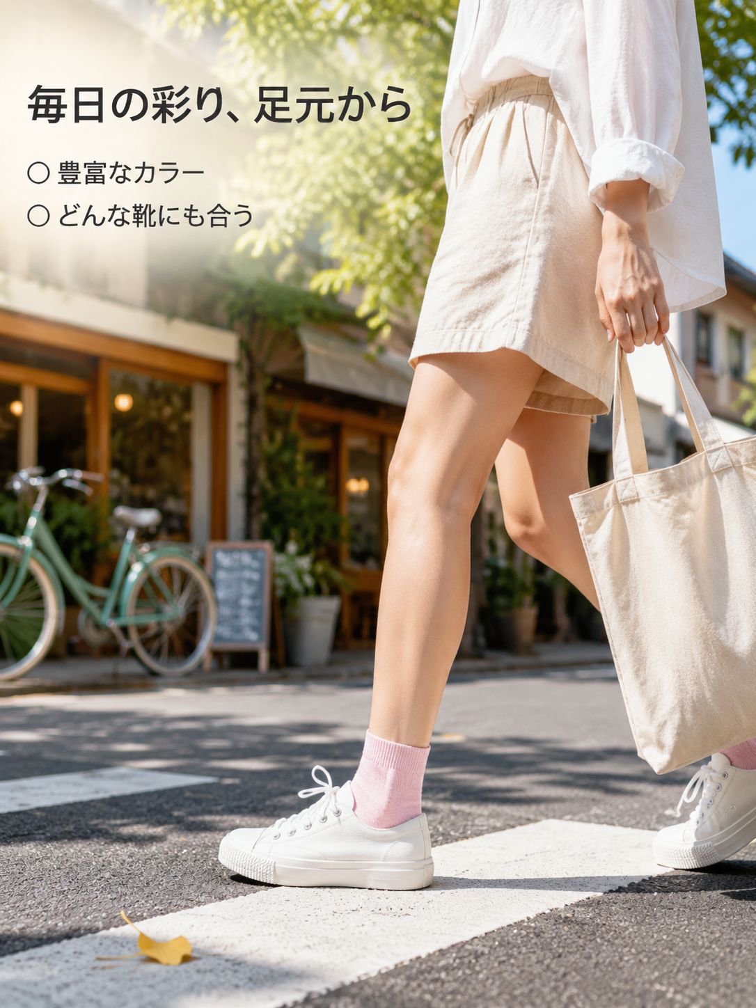 オールコットン快適ソックス