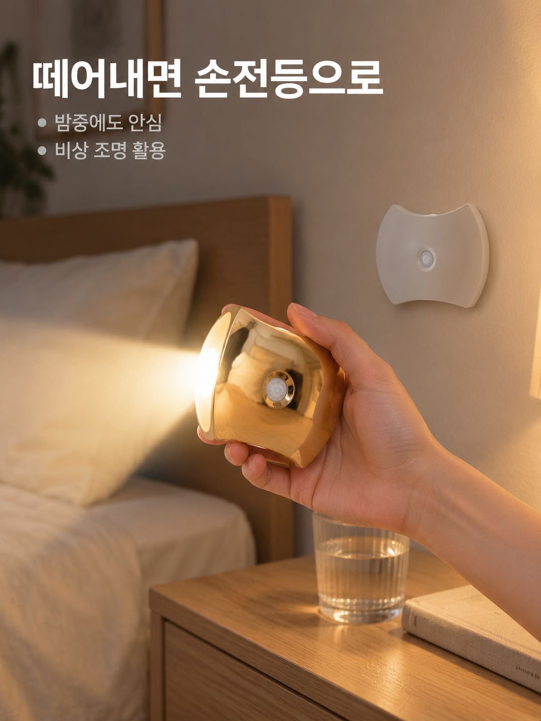 충전식 자석 벽등