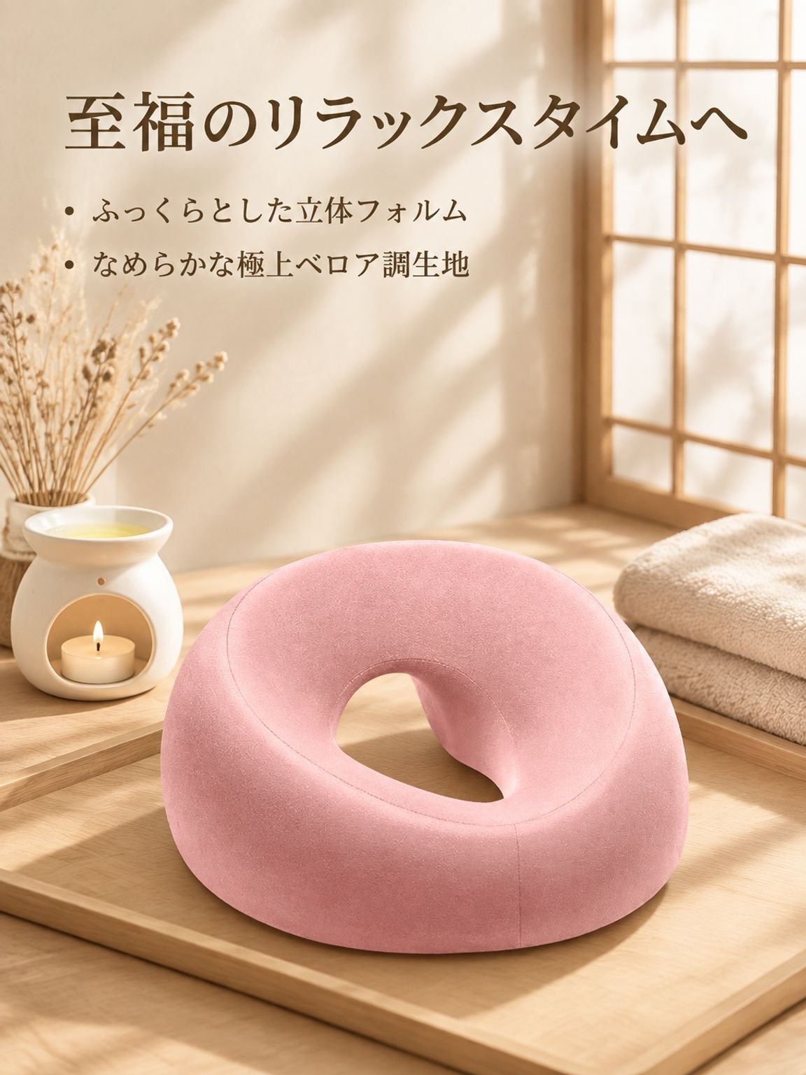 マッサージベッド用フェイシャルクッション