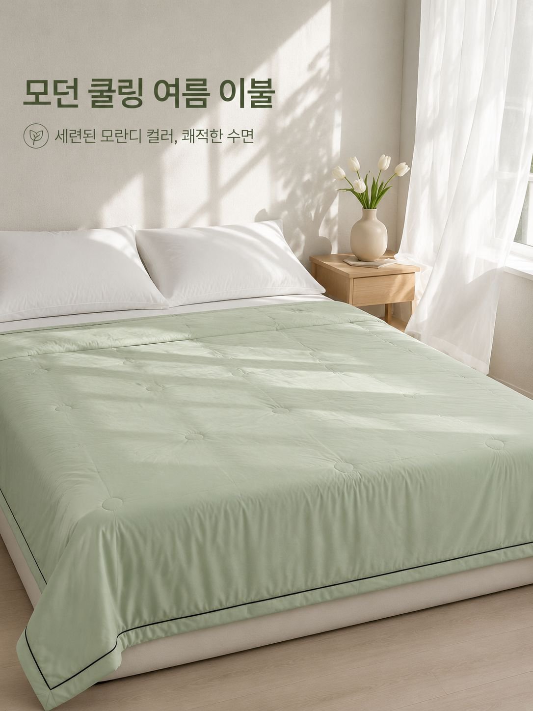 여름용 얇은 혼방 이불