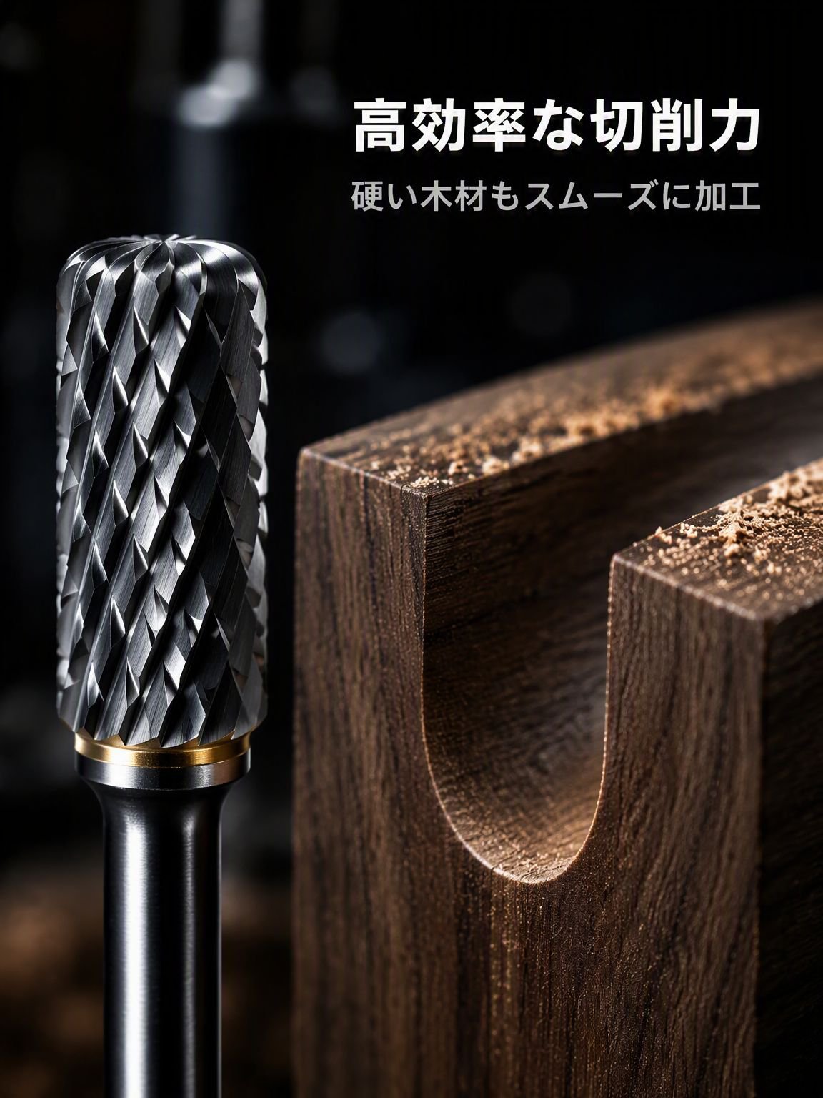 電動グラインダーの研削ヘッド