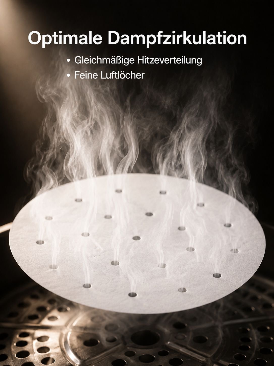 Dämpferpapier Lebensmittelqualität Einweg-Dämpfunterlage für Baozi und Brötchen