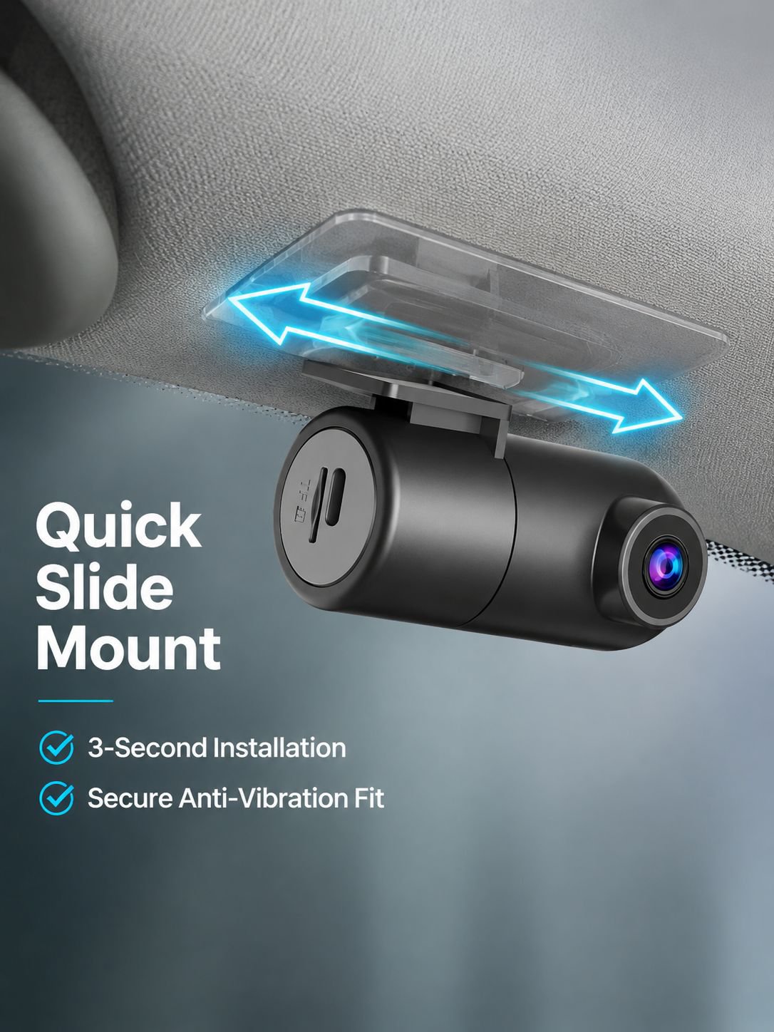 Starlight Night Vision USB High-Definition Car Camera Recorder 