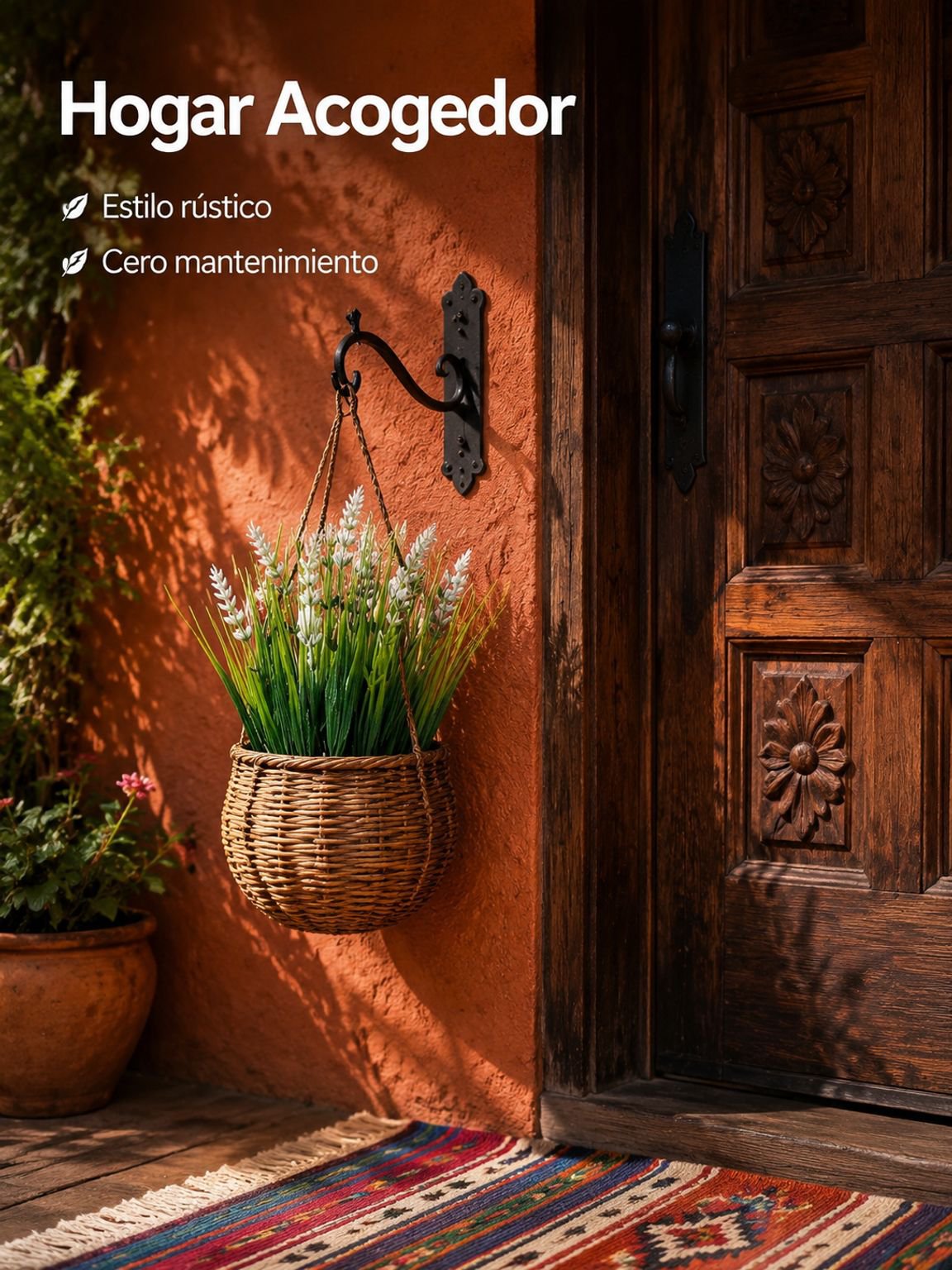 Decoración simulada de estilo pastoral