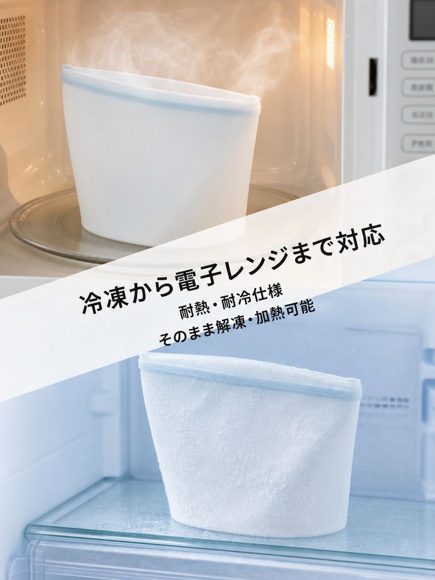 食品グレードのシリコン製保存袋