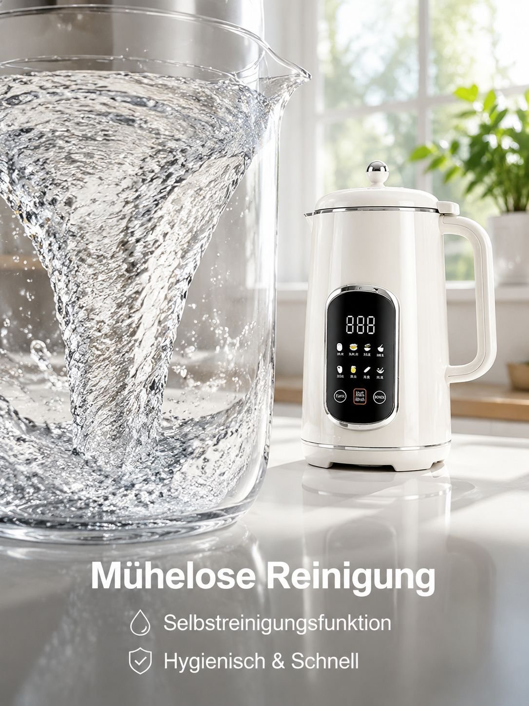 Neues leises Haushalts-Soyamilchgerät, vollautomatischer Multifunktionsmixer